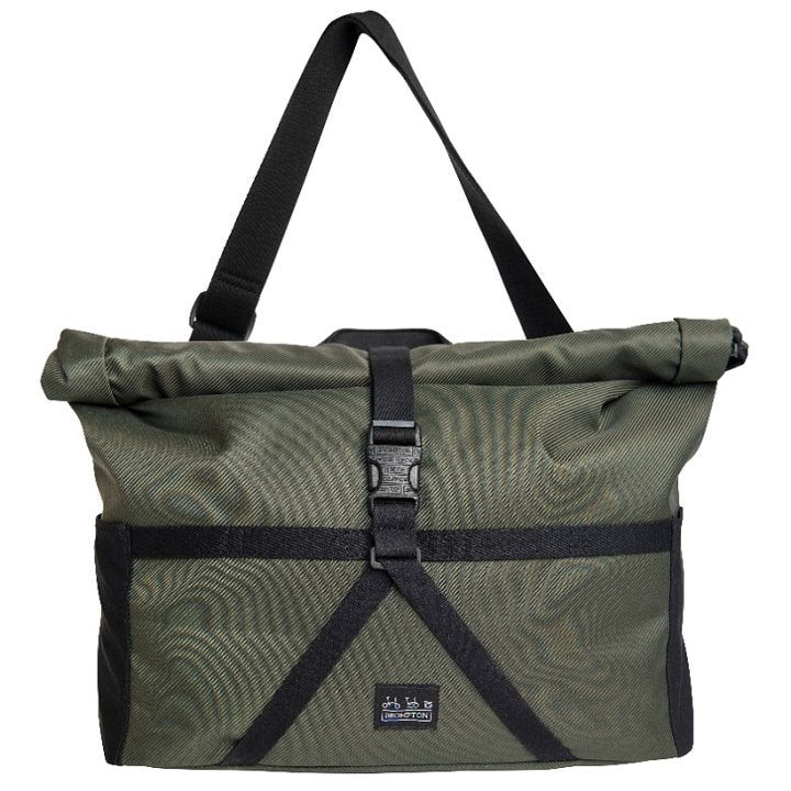 Brompton Borough Roll Top Bike Bag Medium Olive